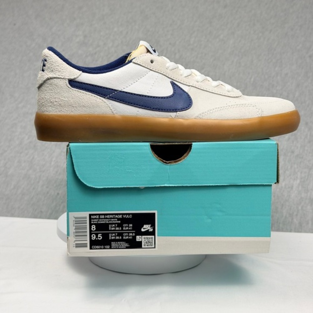 Nike SB Heritage Vulc Summit‎ White Navy Gum CD5010-102 Mens 8 Womens 9.5